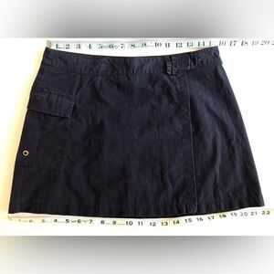 Ralph Lauren Coverup Wrap Skirt M 31Wx14L 70% Cargo Pocket 70% Cotton 30% Nylon
